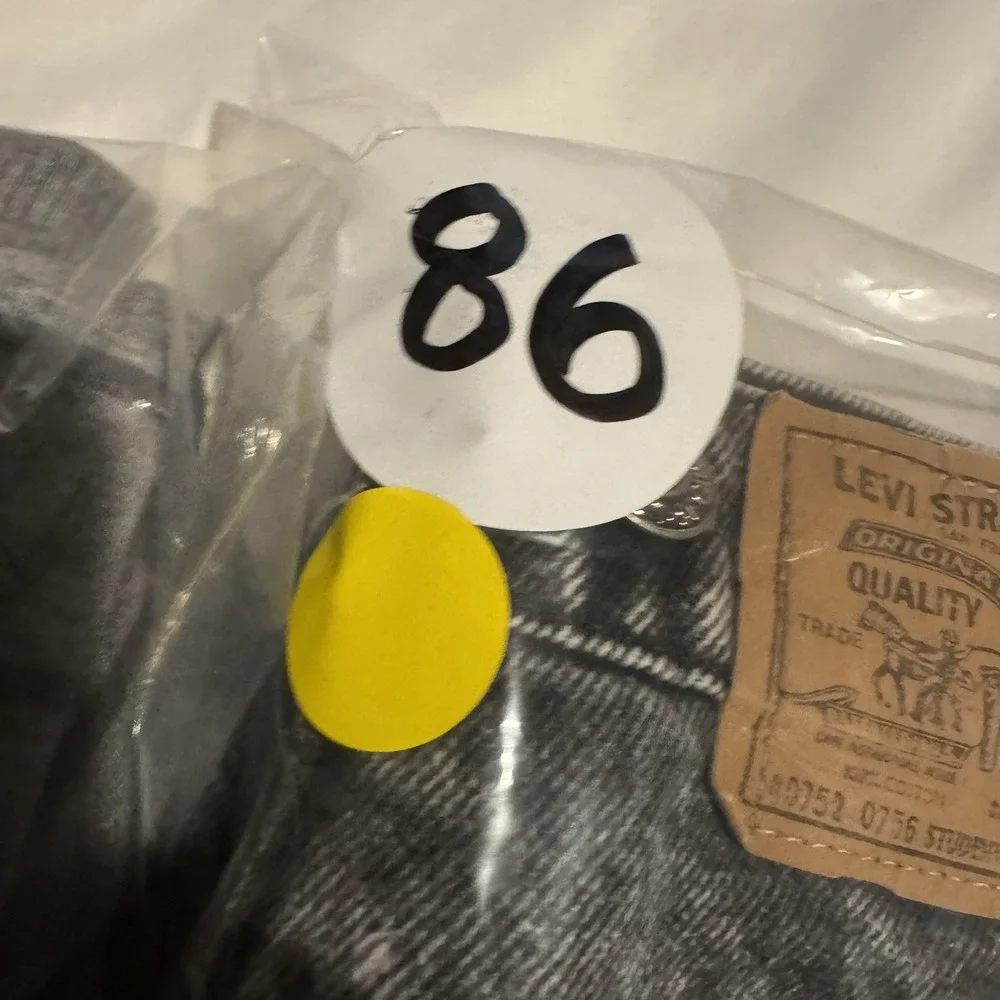 Vintage 90s LEVI'S Student Black Acid Wash Jeans 30x30 (Fits 28x29)
